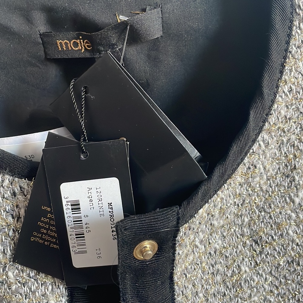 NWT Maje tweed dress - Picture 2 of 4